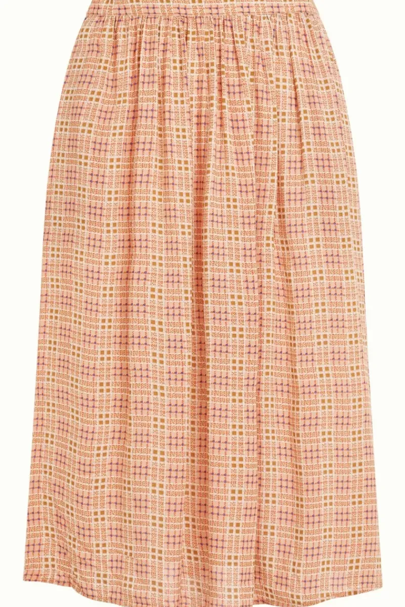 King Louie Rokken<Layla Skirt Sapeuse Check Creampuff
