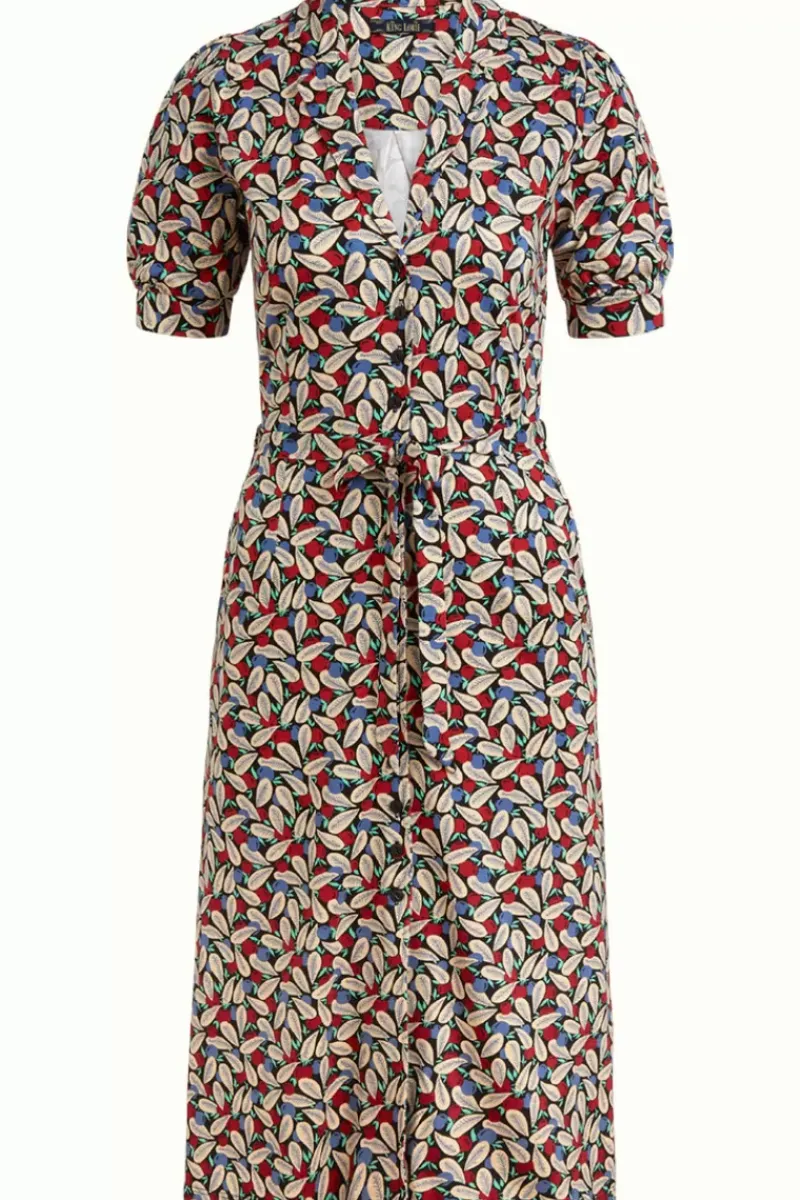 King Louie Jurken<Lola Button Dress Kir Royal Black