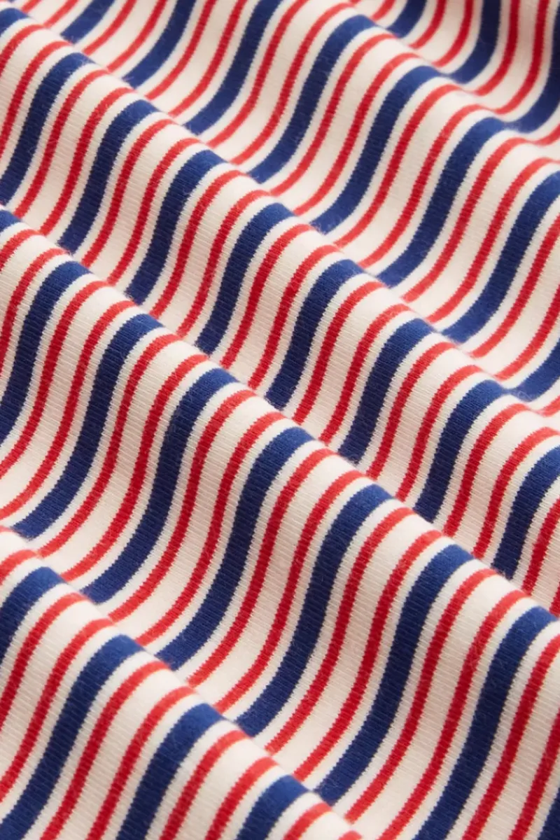 King Louie Jurken<Lola Dress Pincho Stripe Dazzling Blue