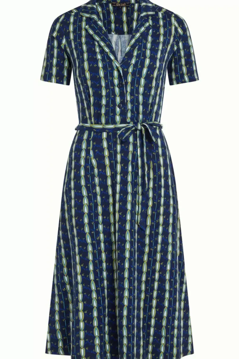 King Louie Jurken<Lola Dress Saba Sapphire Blue