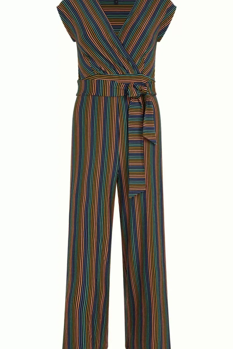 King Louie Jumpsuits<Lot Midi Jumpsuit Mariani Stripe Black