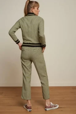 King Louie Broeken<Luz Pants Pied-De-Poule Woodbine Green