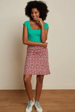 King Louie Tops & Shirts<Marie Top Cottonclub Delphinium Green
