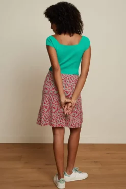 King Louie Tops & Shirts<Marie Top Cottonclub Delphinium Green