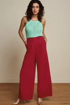King Louie Broeken<Marlene Pants Timba Cherry Red