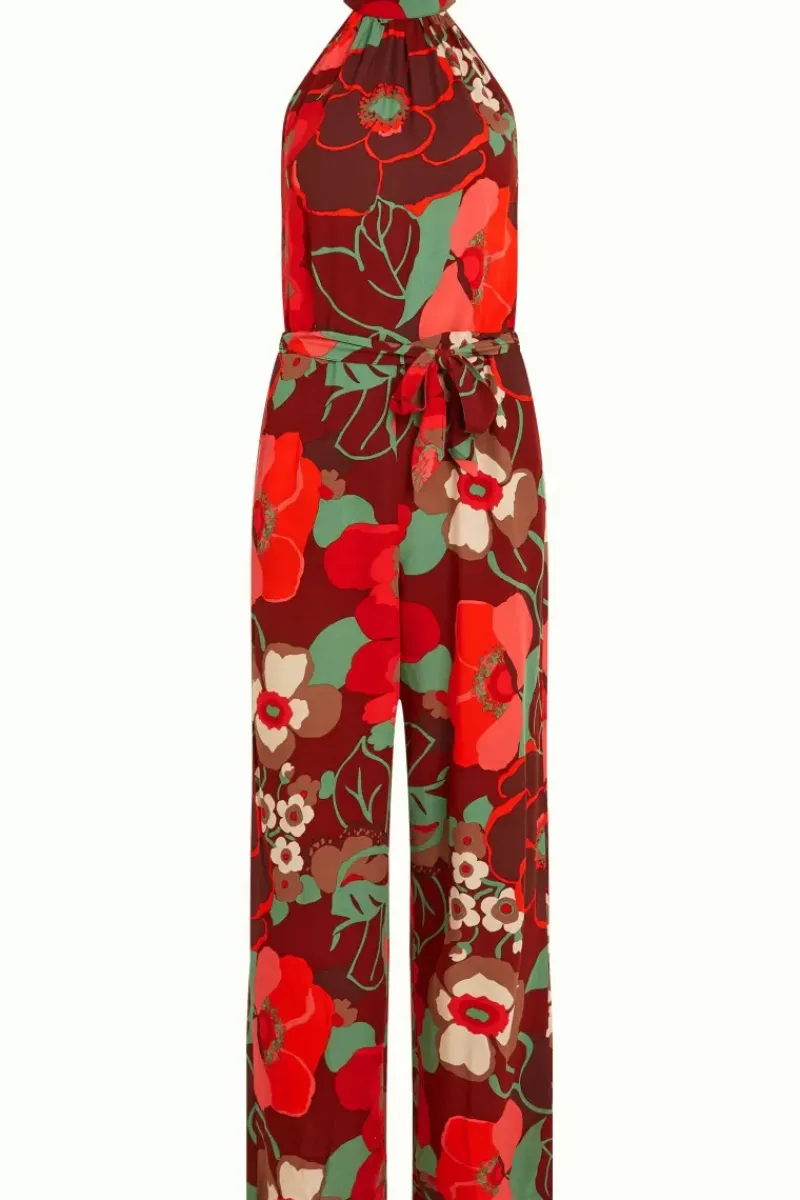 King Louie Jumpsuits<Marty Halter Jumpsuit La Monia Pecan Brown