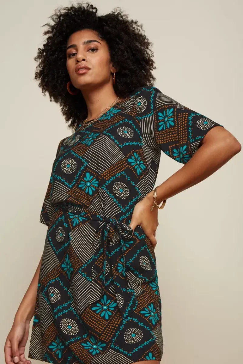 King Louie Jurken<Mila Tunic Dress Carucci Black