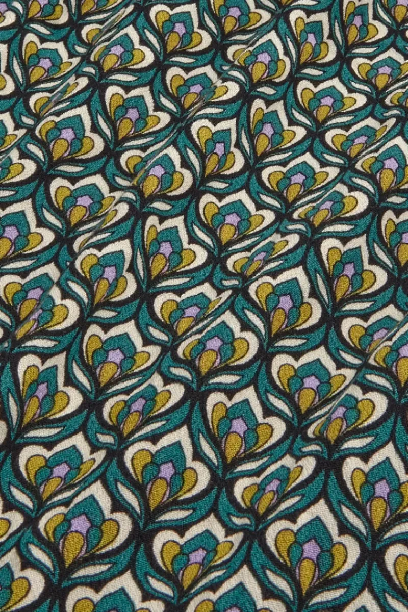 King Louie Jurken<Mila Tunic Dress Pinar Deep Teal