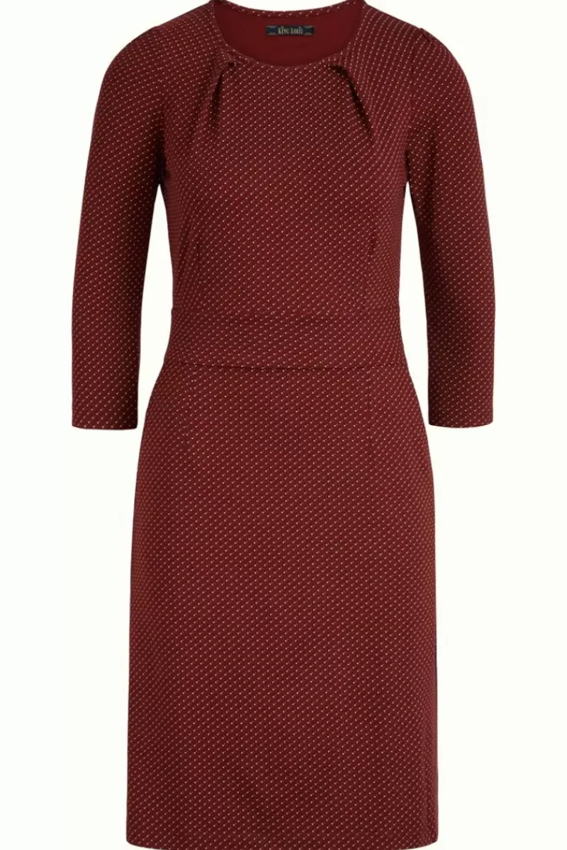 King Louie Jurken<Mona Dress Close-Up Brique Red