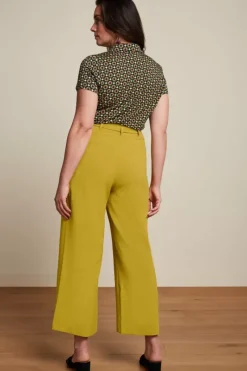 King Louie Broeken<Neva Cropped Pants Timba Koi Yellow