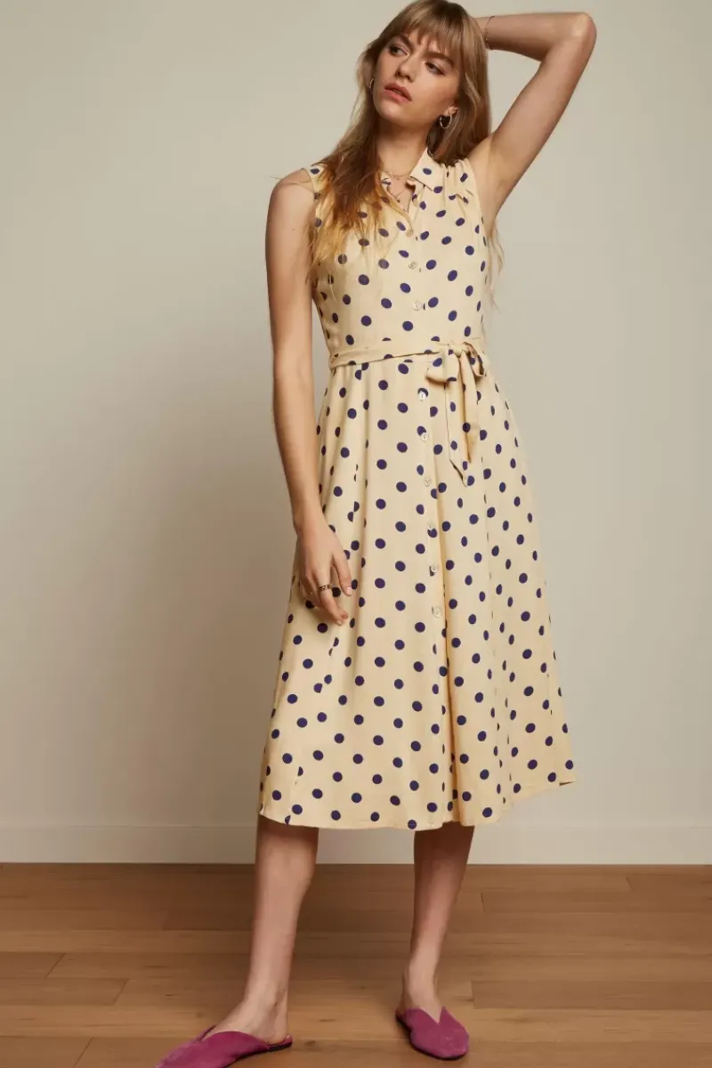 King Louie Jurken<Nova Dress Melos Marzipan