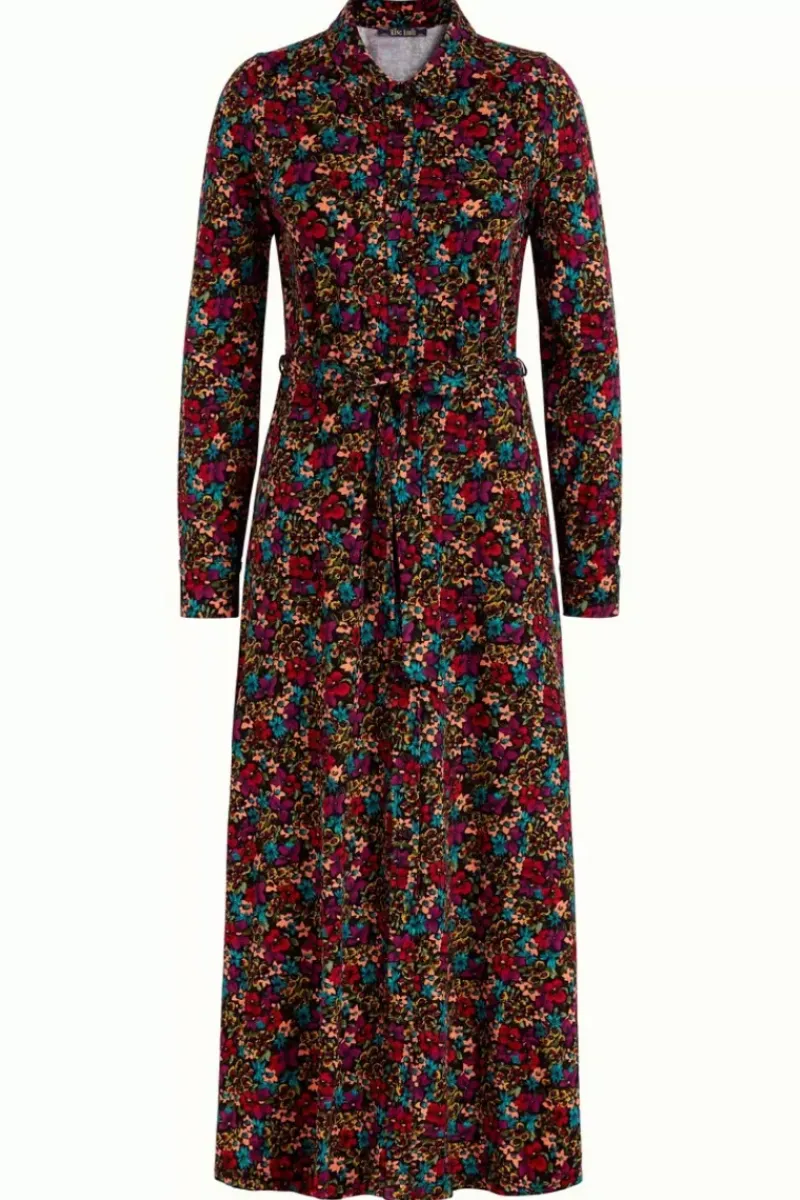 King Louie Jurken<Olive Midi Dress La Concha Black