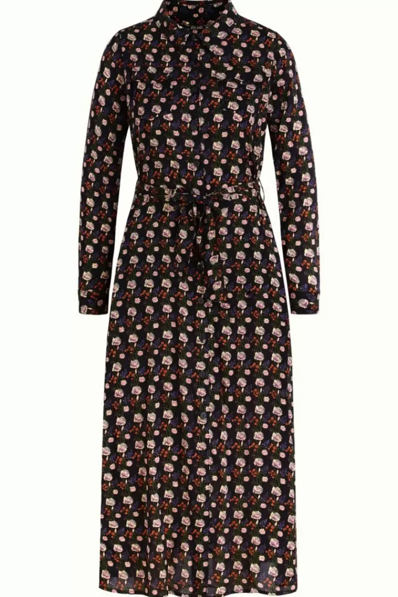King Louie Jurken<Olive Midi Dress Sullivan Black