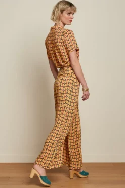 King Louie Broeken<Palazzo Pants Funky Lapis Blue
