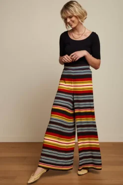 King Louie Broeken<Palazzo Pants Maxim Stripe Black