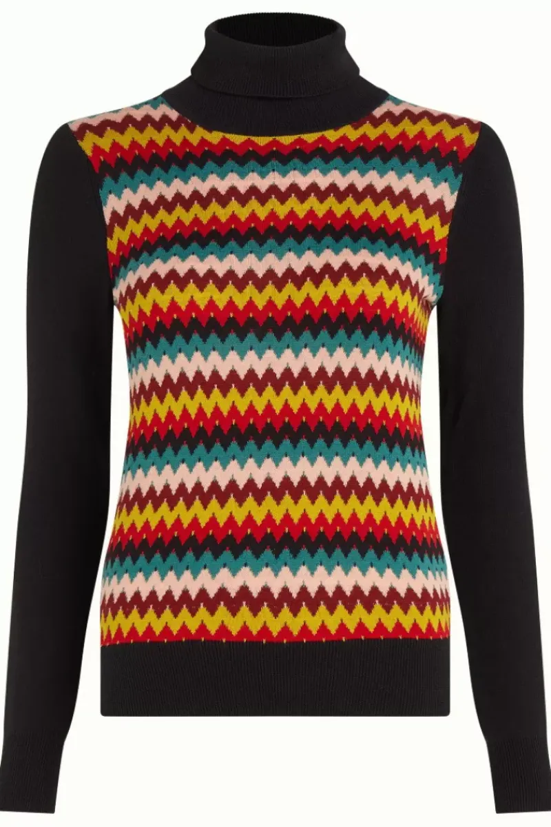 King Louie Truien<Rollneck Top Veneto Black