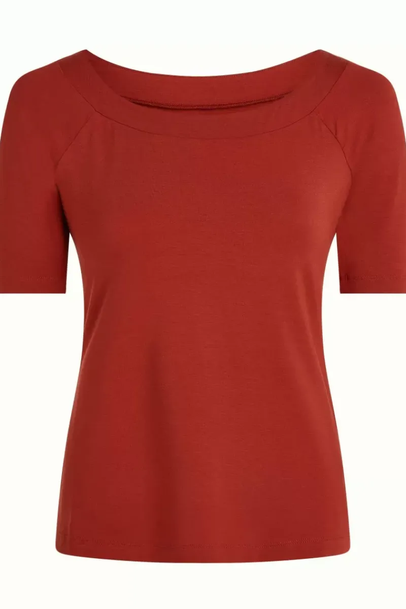 King Louie Tops & Shirts<Sarah Top Ecovero Light Sienna Red