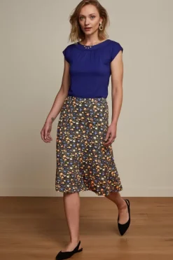 King Louie Tops & Shirts<Shirley Top Ecovero Light Deep Blue