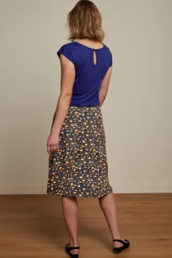 King Louie Tops & Shirts<Shirley Top Ecovero Light Deep Blue