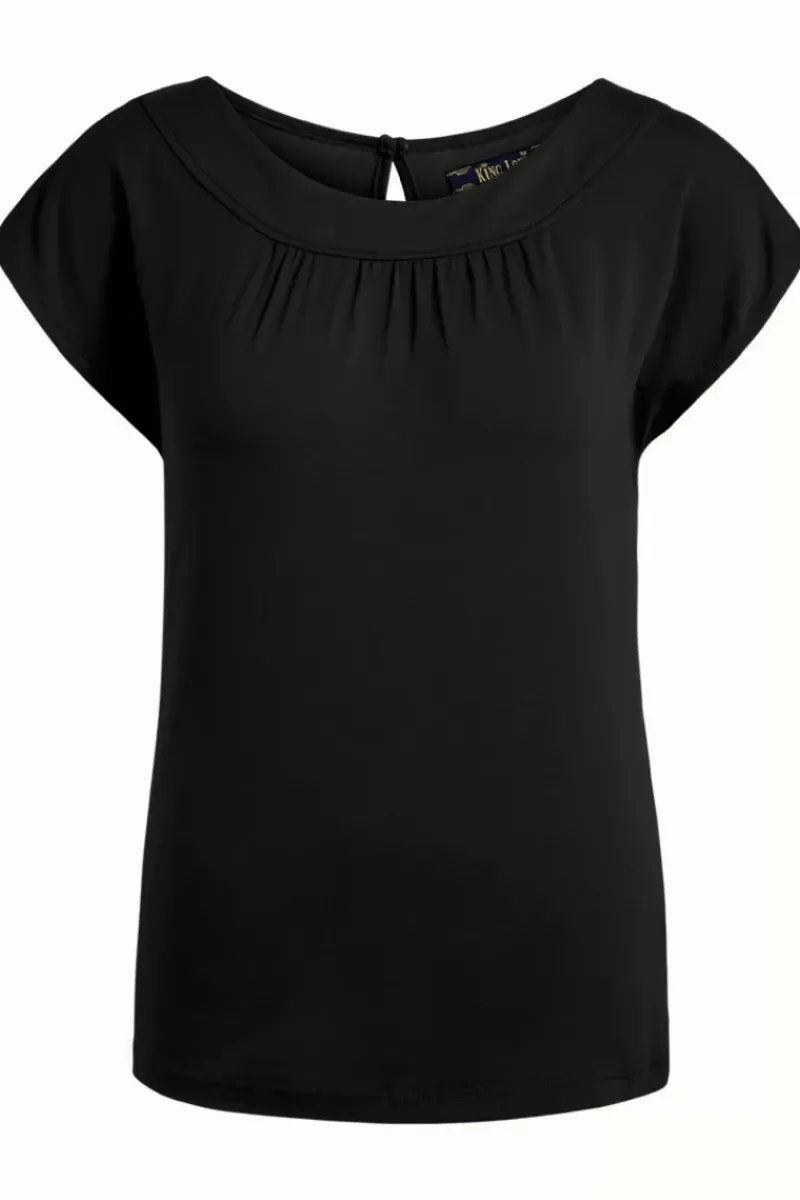 King Louie Tops & Shirts<Shirley Top Ecovero Light Black