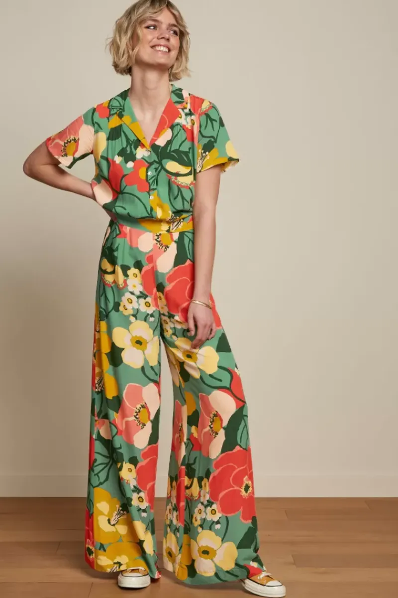 King Louie Blouses<Tex Blouse La Monia Dusty Turquoise