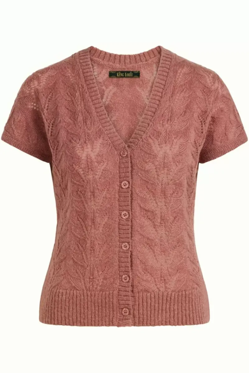 King Louie Vesten<V Button Top Farfalle Rosette