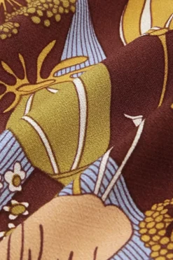 King Louie Blouses<Winona Blouse Nifty Rum Brown